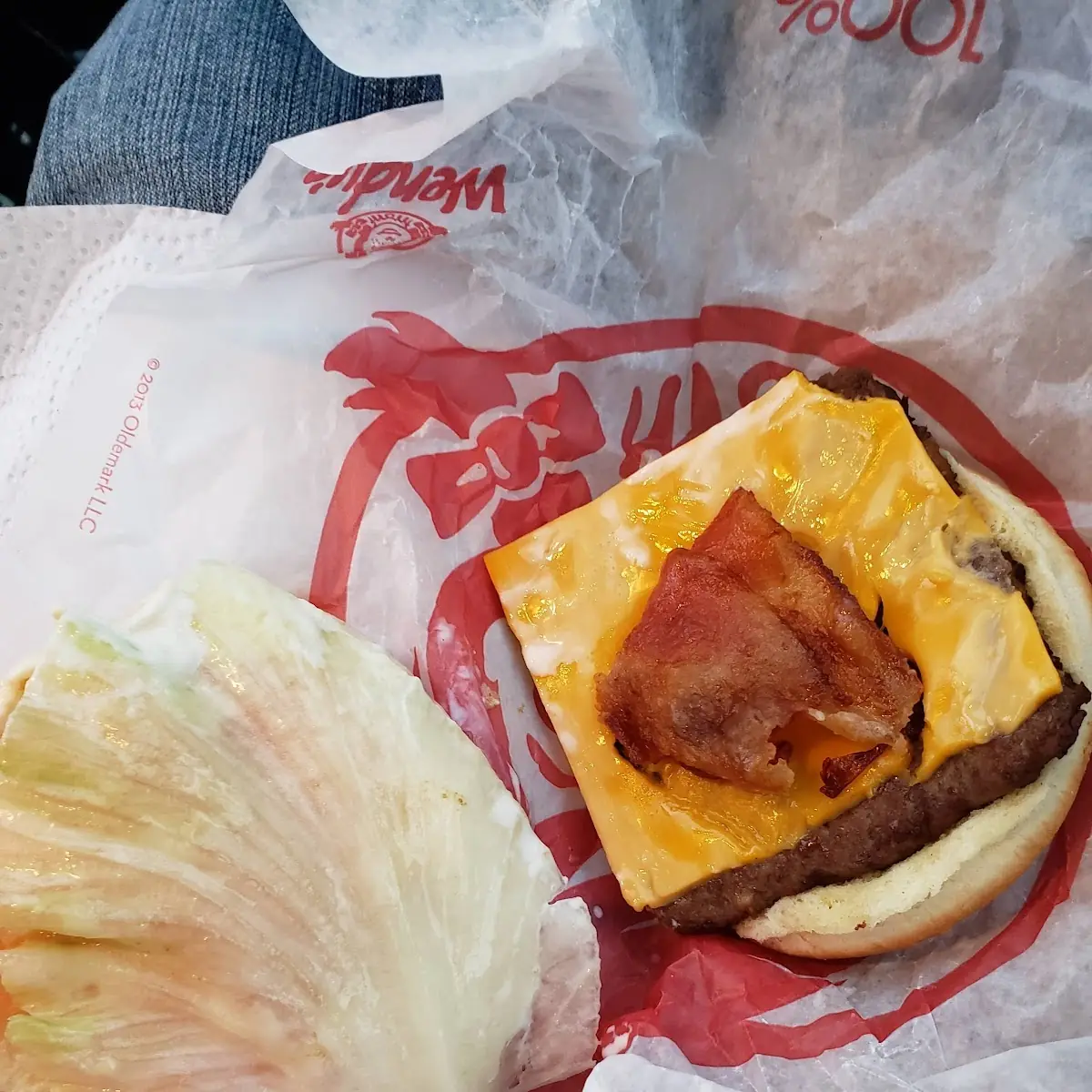 Junior Bacon Cheeseburger