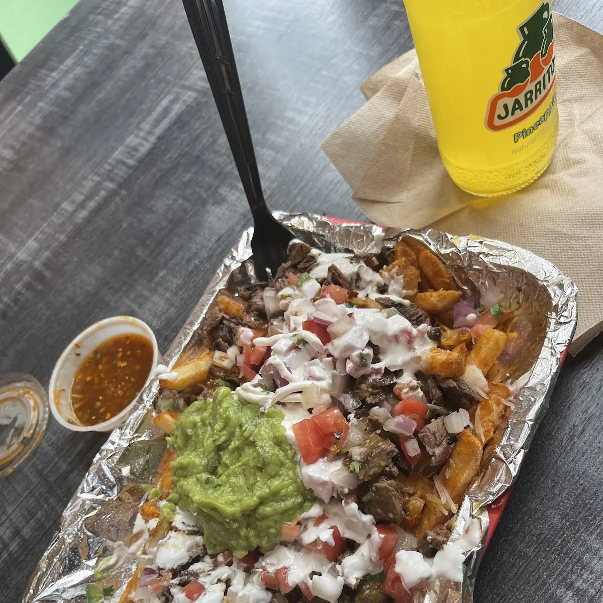 Carne Asada Fries with Cheese