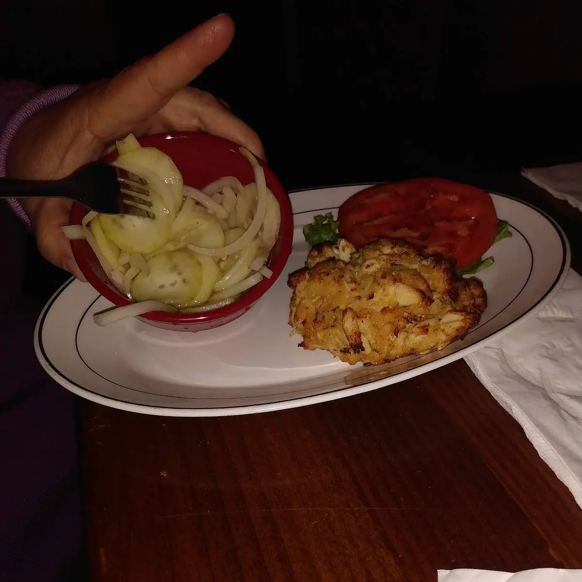 Crab Cake Sandwich