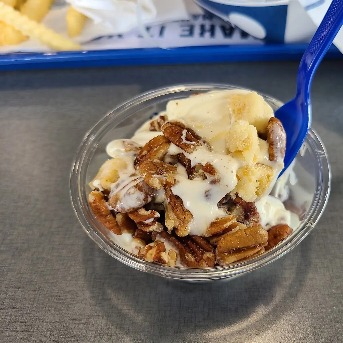 Salted Caramel Pecan Pie Custard