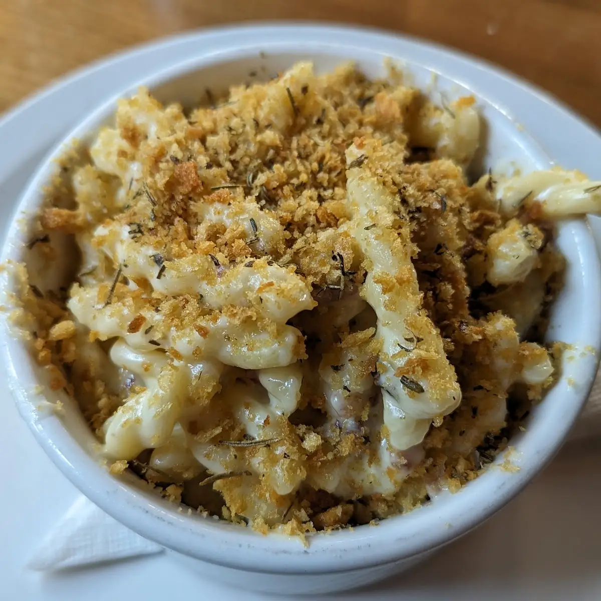 Red Eye Mac & Cheese Gratin