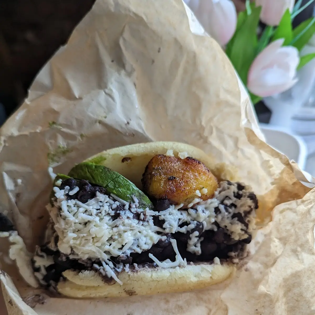 Arepa Pabellón Vegetariano