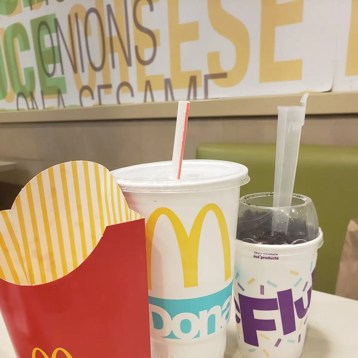 Fries Soda Mcflurry Oreo
