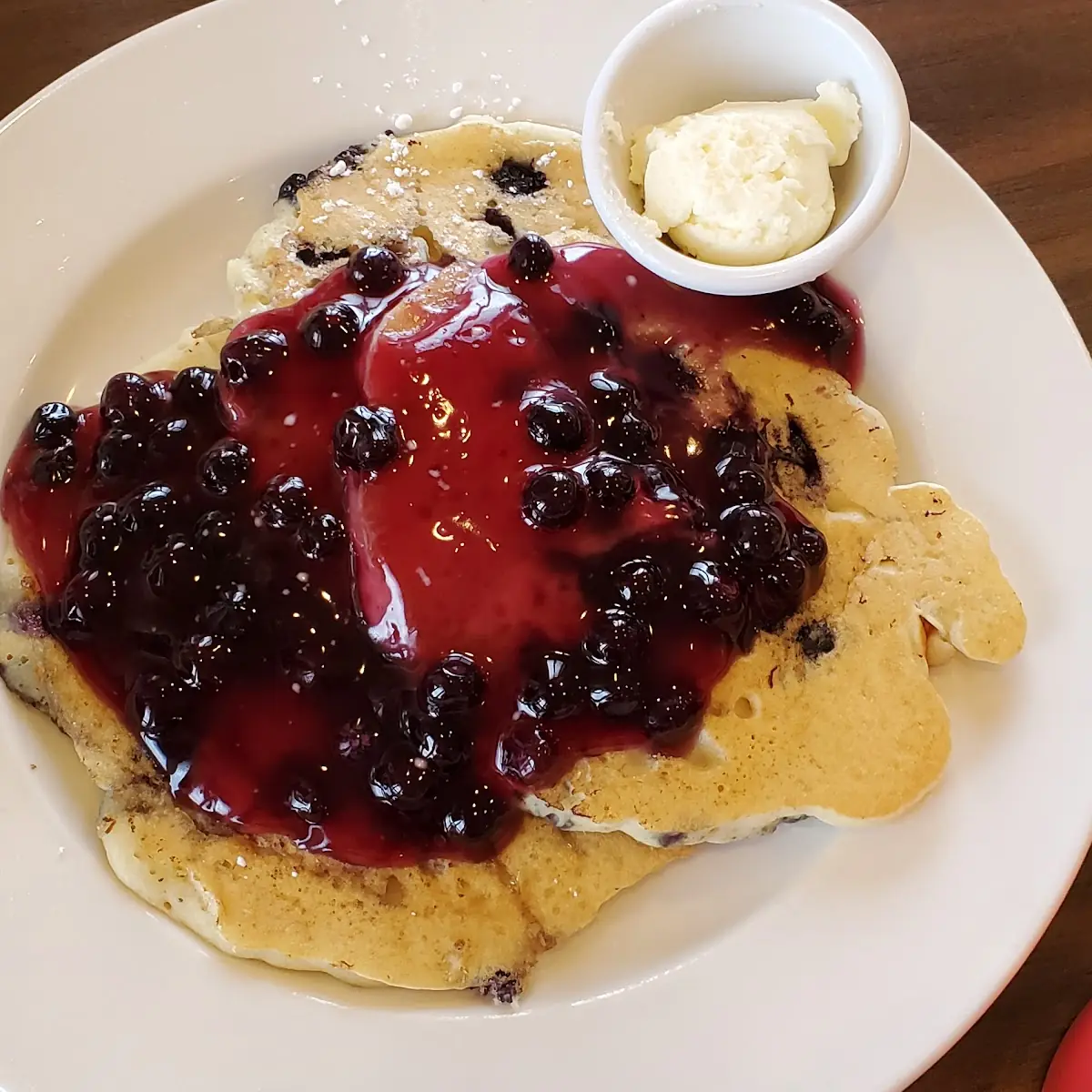 Double Blueberry Pancakes