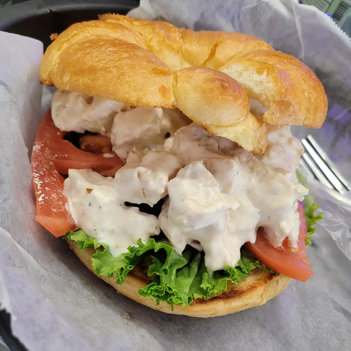 Chicken Salad on Croissant