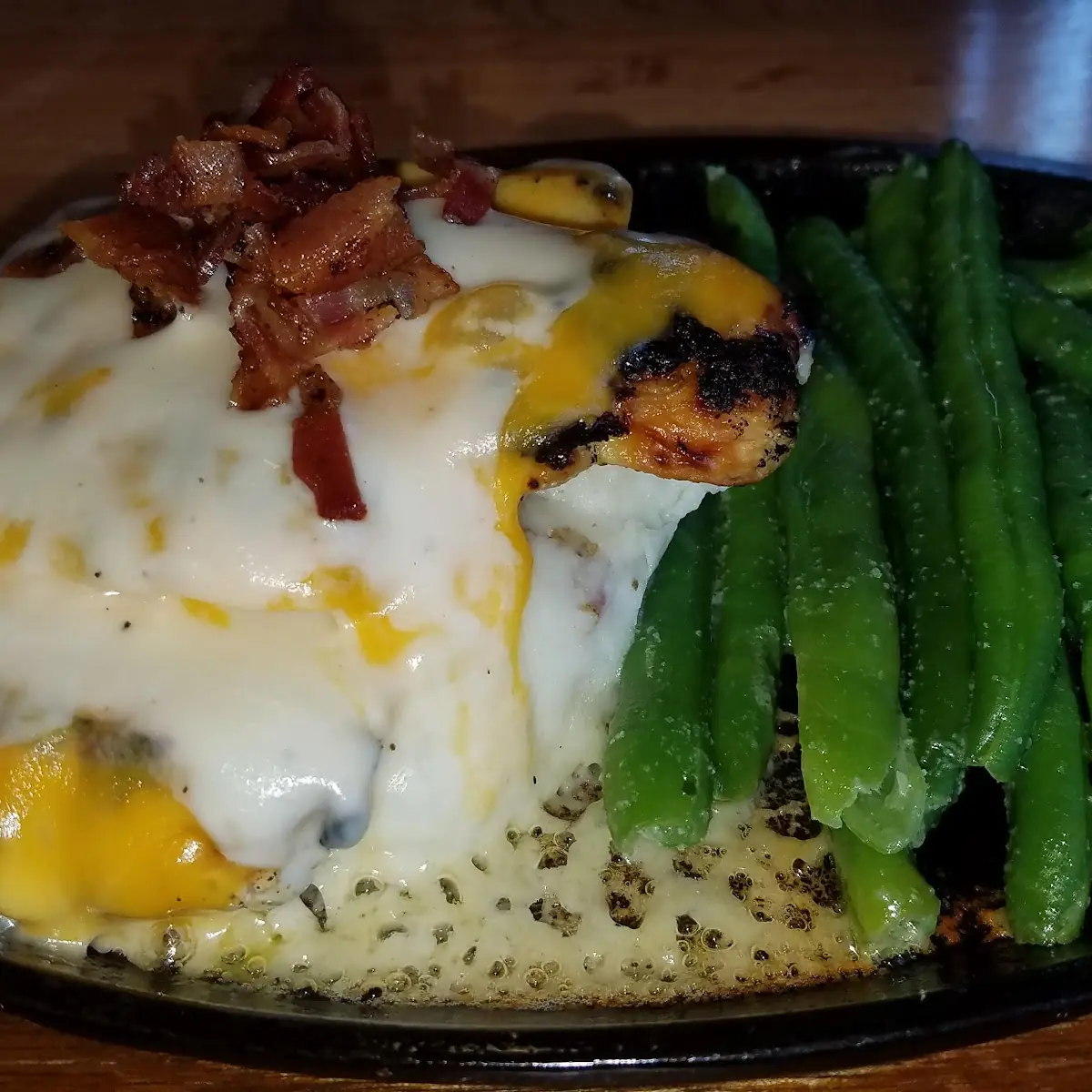Chicken Breast with Cheddar Cheese and Mozzarella with Bacon