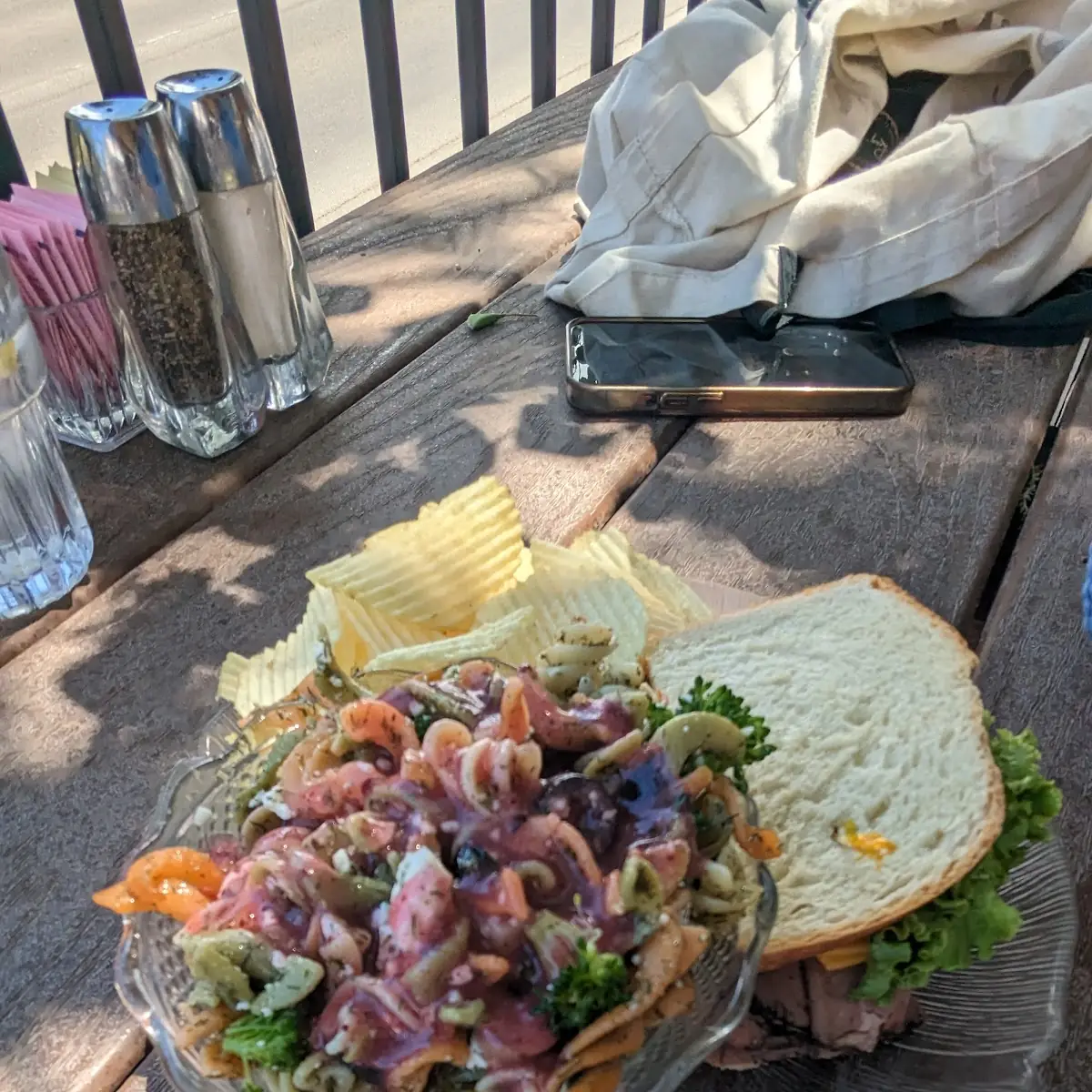 Half Roast Beef and Pasta Salad
