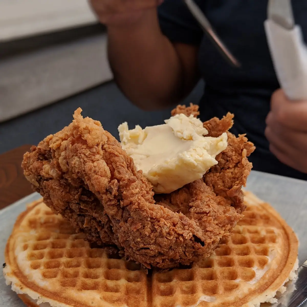 Friend Chicken and Waffles