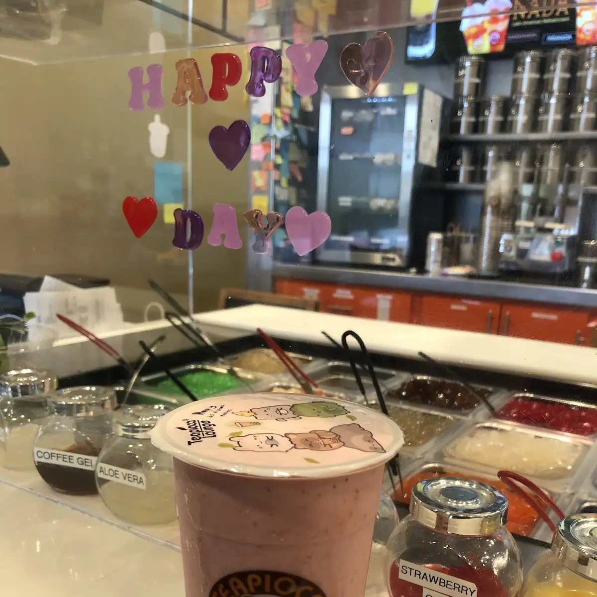 Strawberry Banana Boba