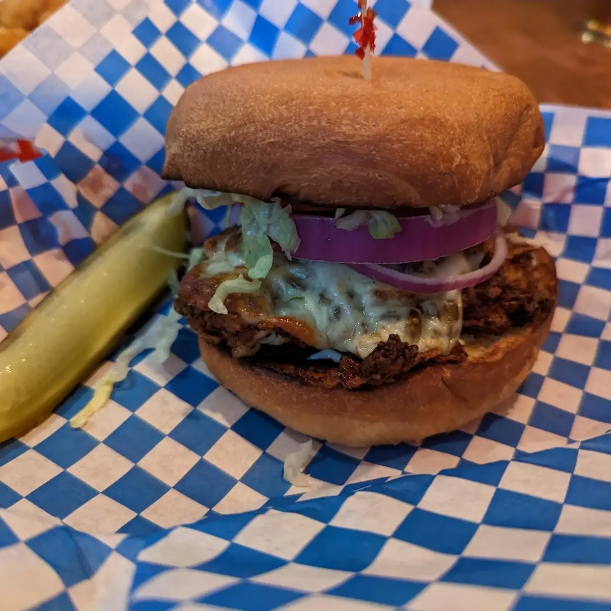 Veggie Burger with Cheese