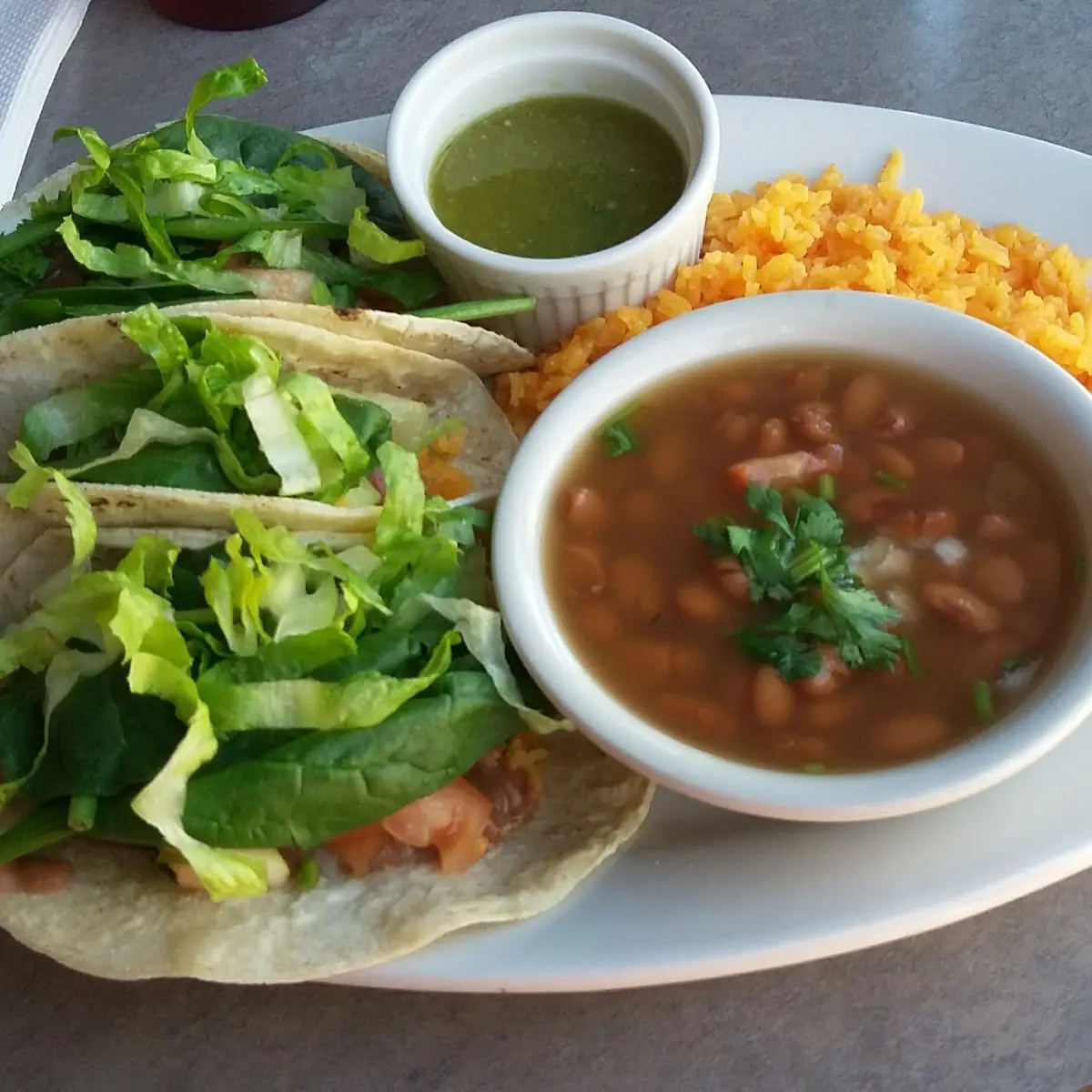 Tacos w Beans