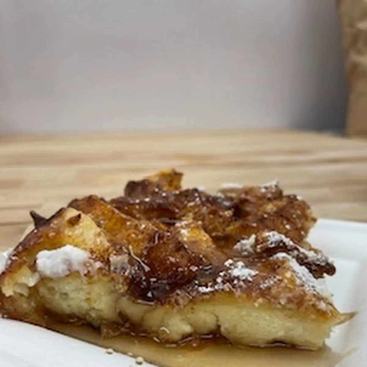 White Chocolate Bread Pudding