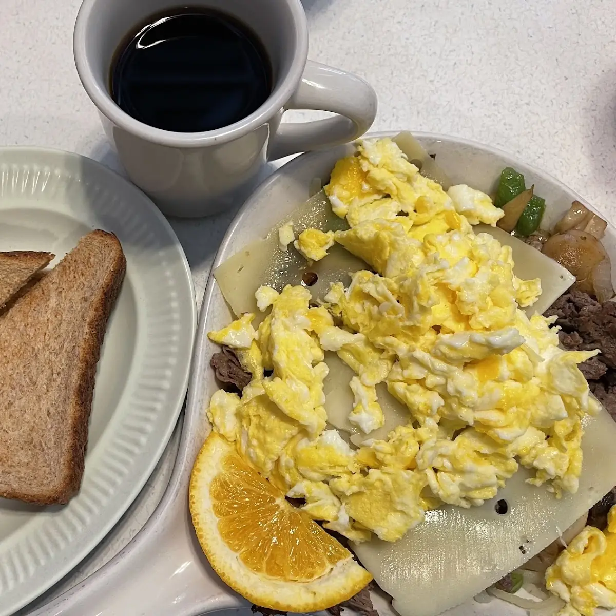 Philly Cheese Steak and Eggs