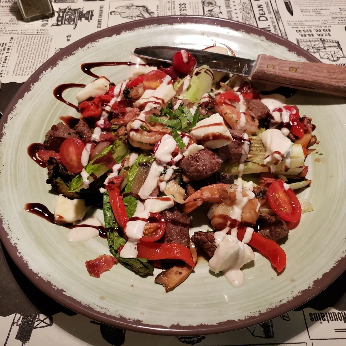 Steak Gorgonzola Salad