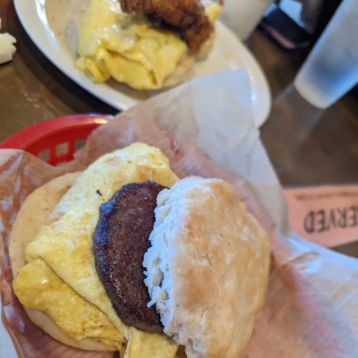 Sausage Egg & Cheese Biscuit