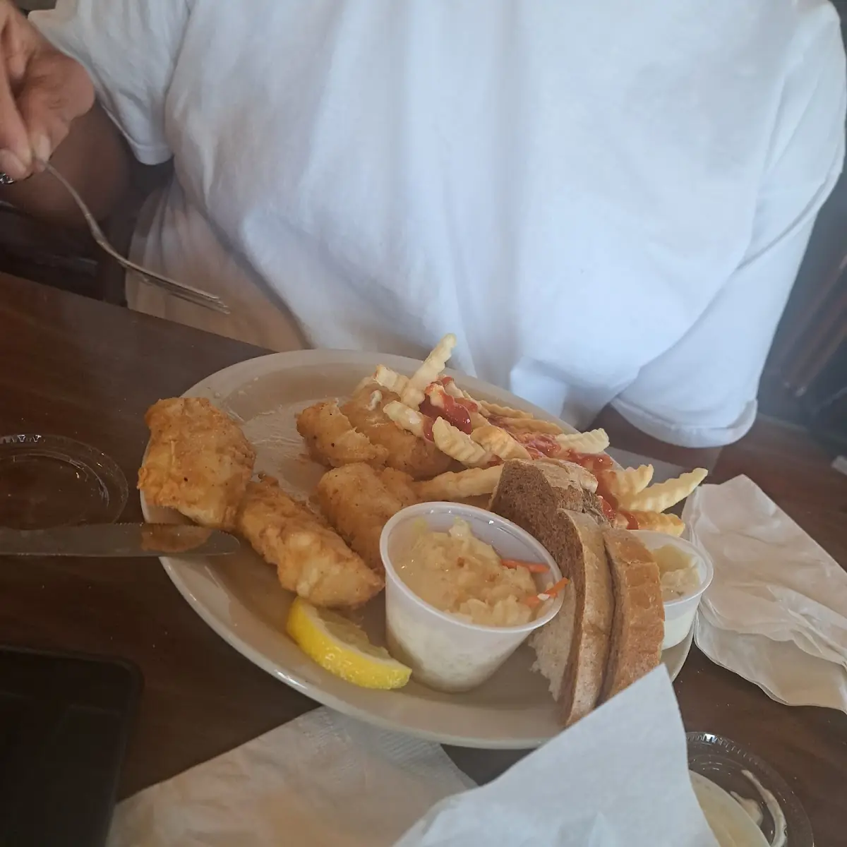 Piece Hand Breaded Fried Perch