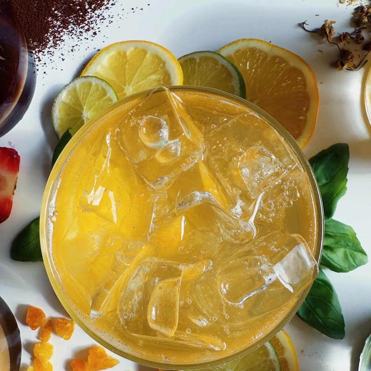 Iced Peach Green Tea