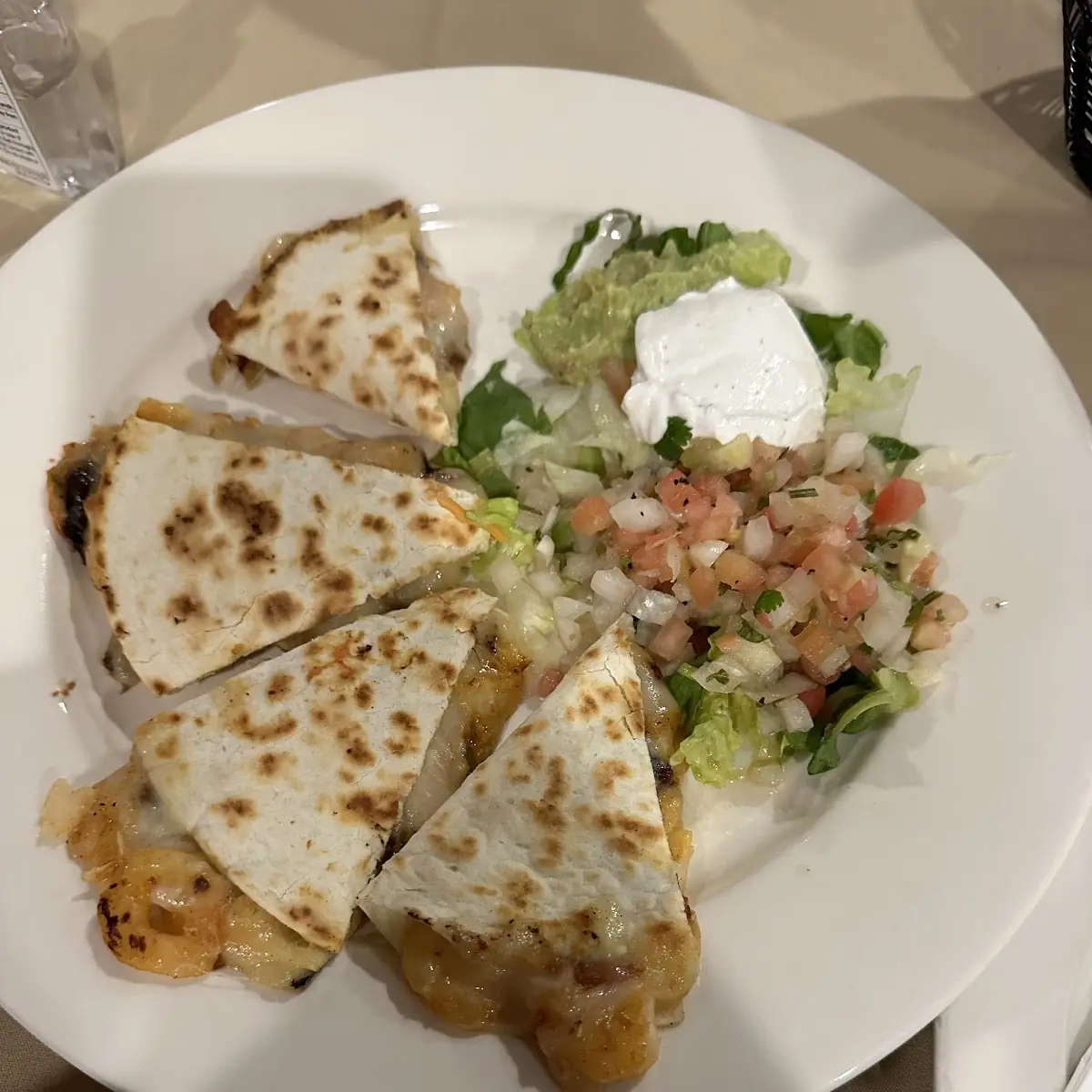 Crab and Shrimp Quesadilla