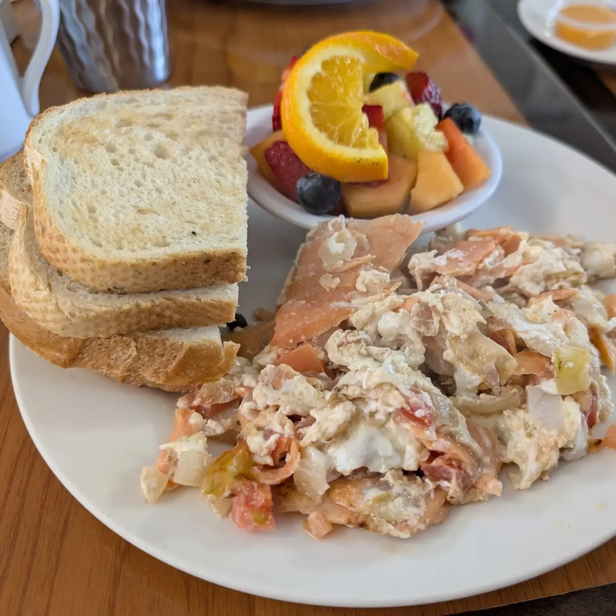 Smoked Salmon Scrambled Eggs