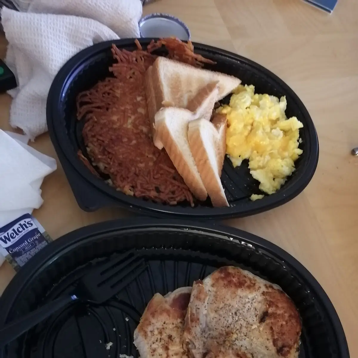 Pork Chop and Eggs