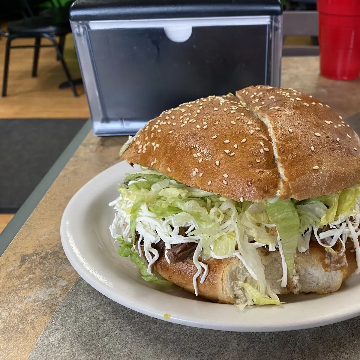 Cemita Poblana Con Barbacoa