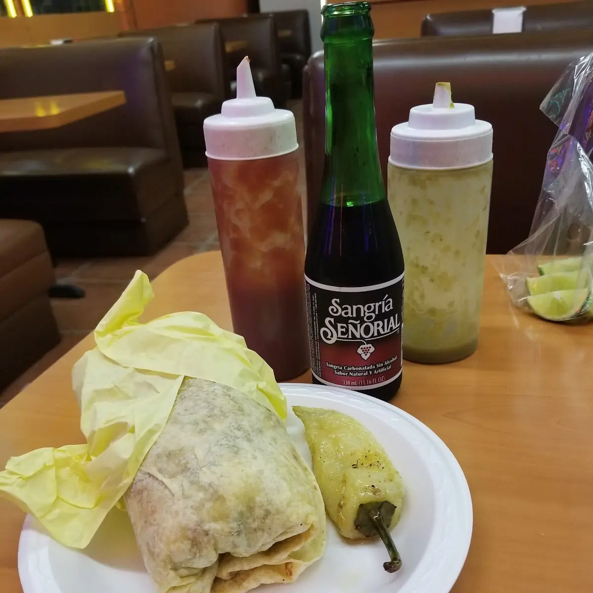 Burrito D Pescado Y Sangría