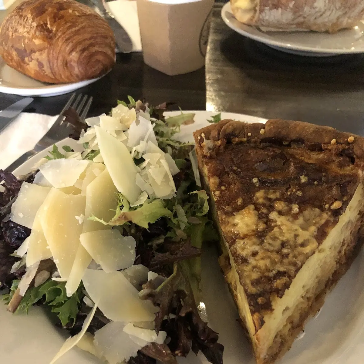 Quiche Lorraine with Side Salad