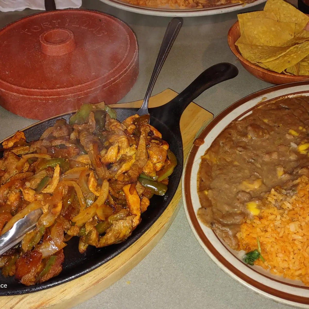 Steak and Chicken Fajitas