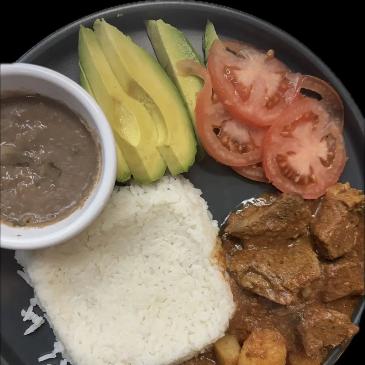 Carne Guisada Plate