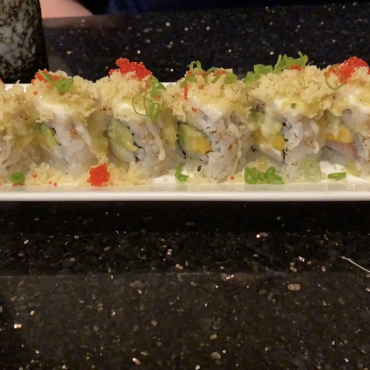Sushi Sampler and Spicy Yellowtail