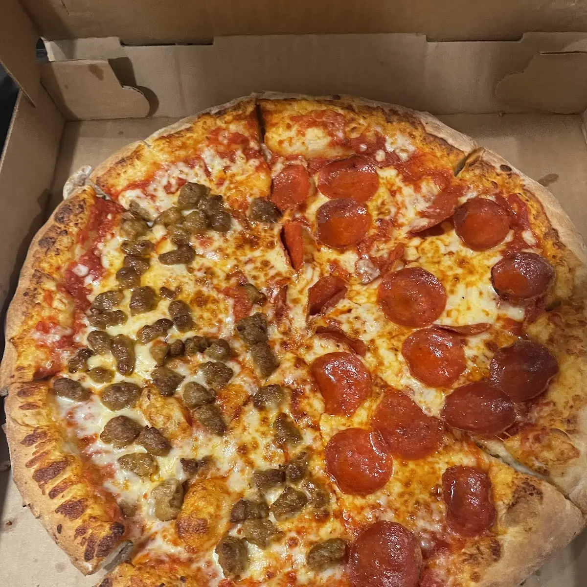 Pepperoni Sausage Pizza