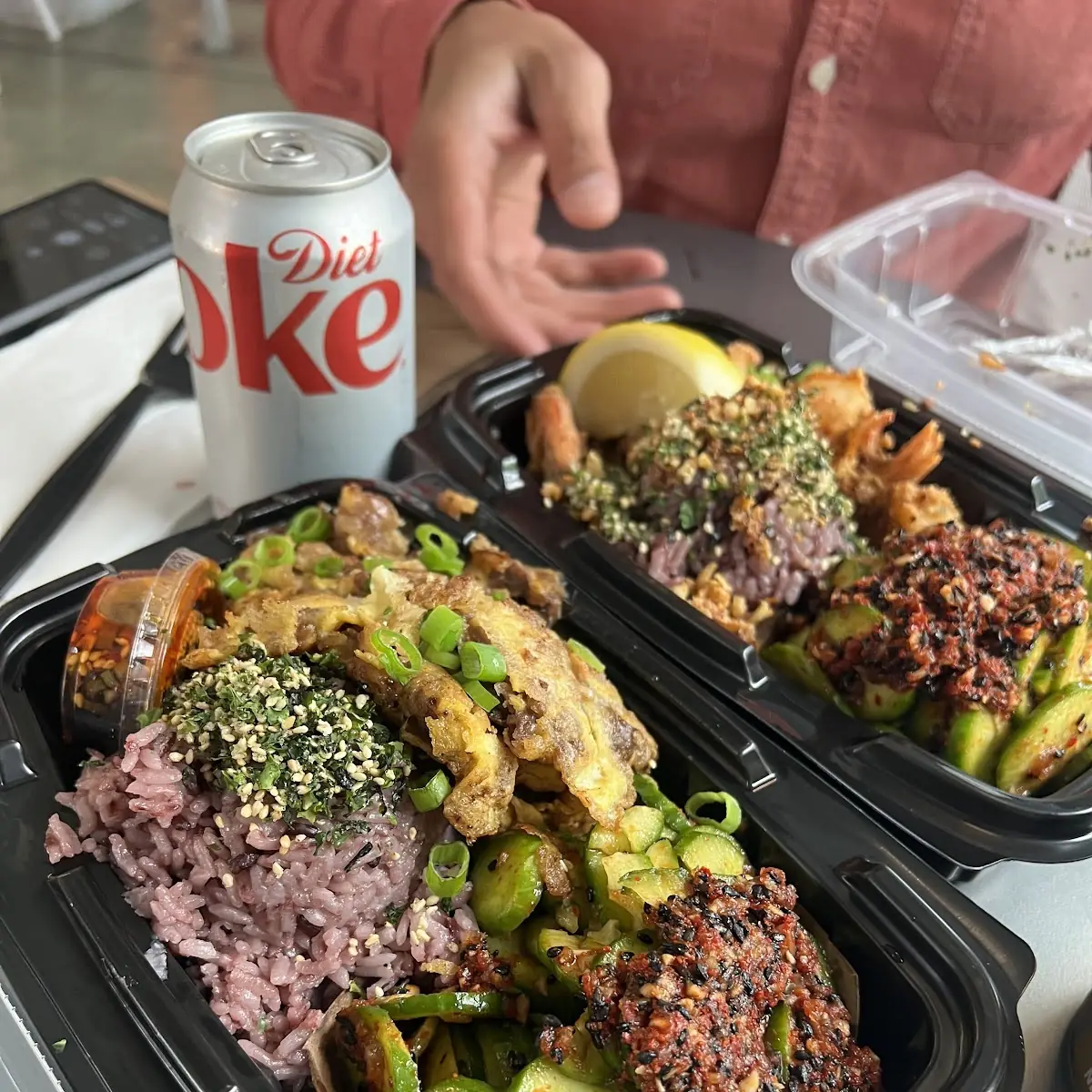 Fried Shrimp and Rice Bowl