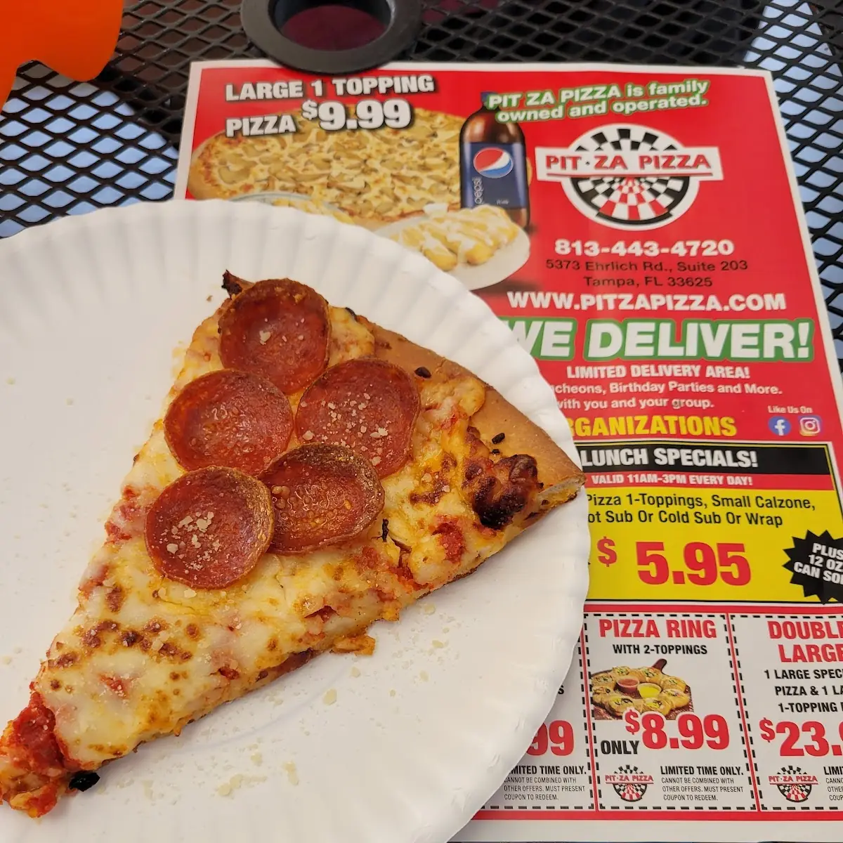 Pepperoni Pizza Slice