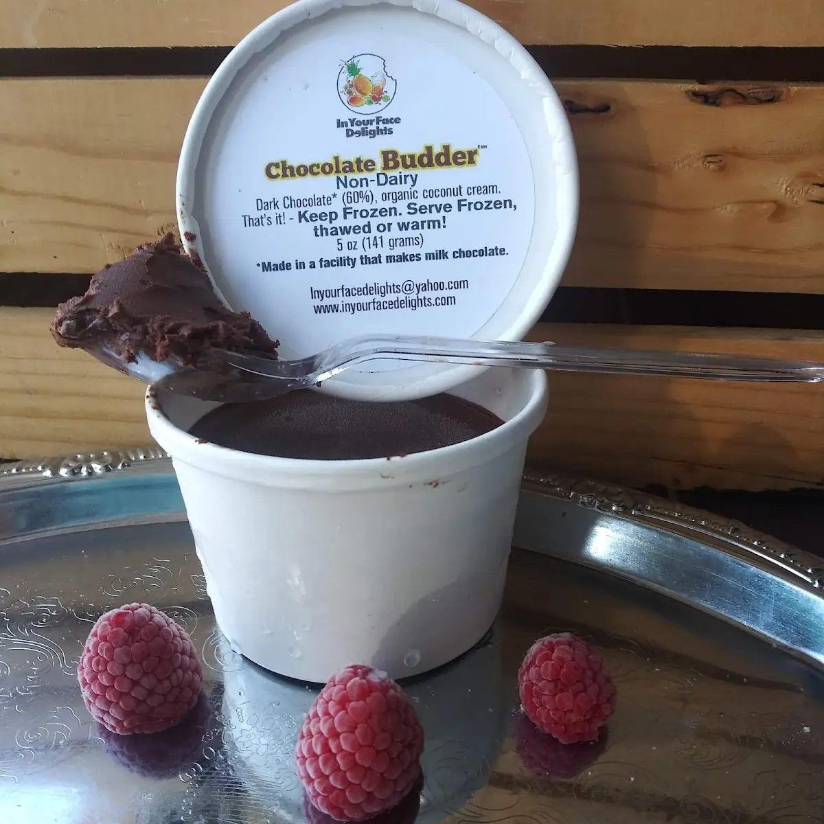 Chocolate Budder tm in 5 Oz Tubs