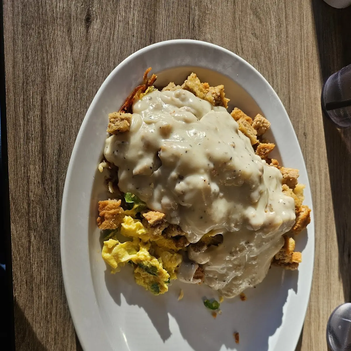 Chicken Fried Steak Scramble