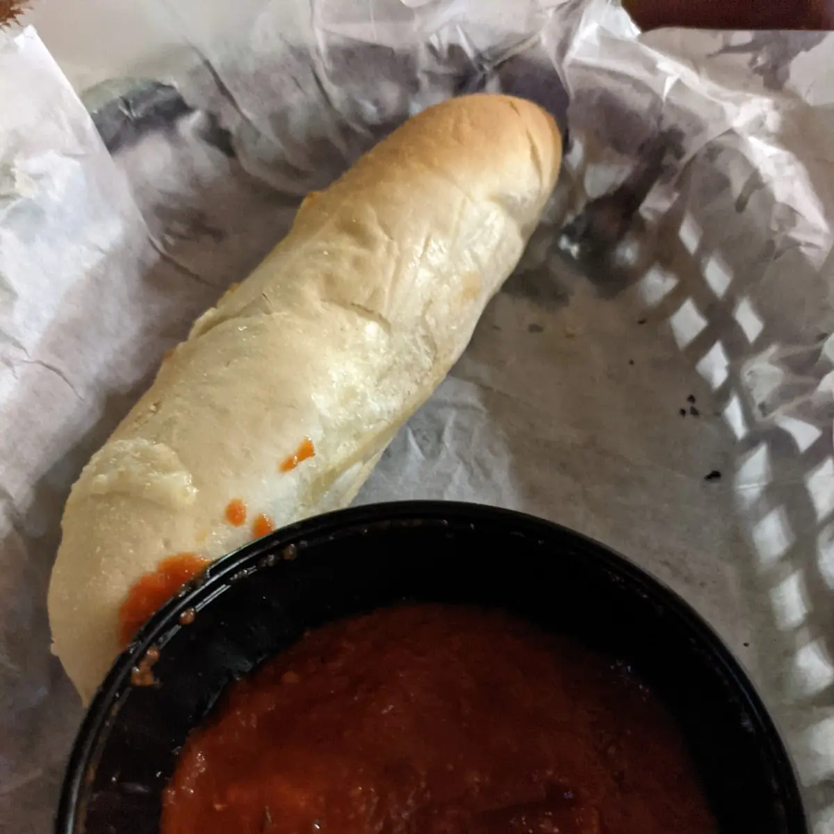 Bread Sticks and Marinara Sauce