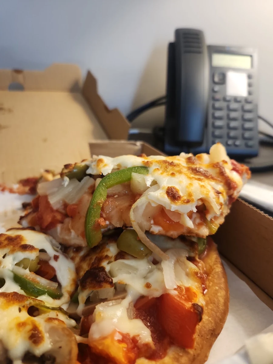 Veggie Pizza with Pineapples