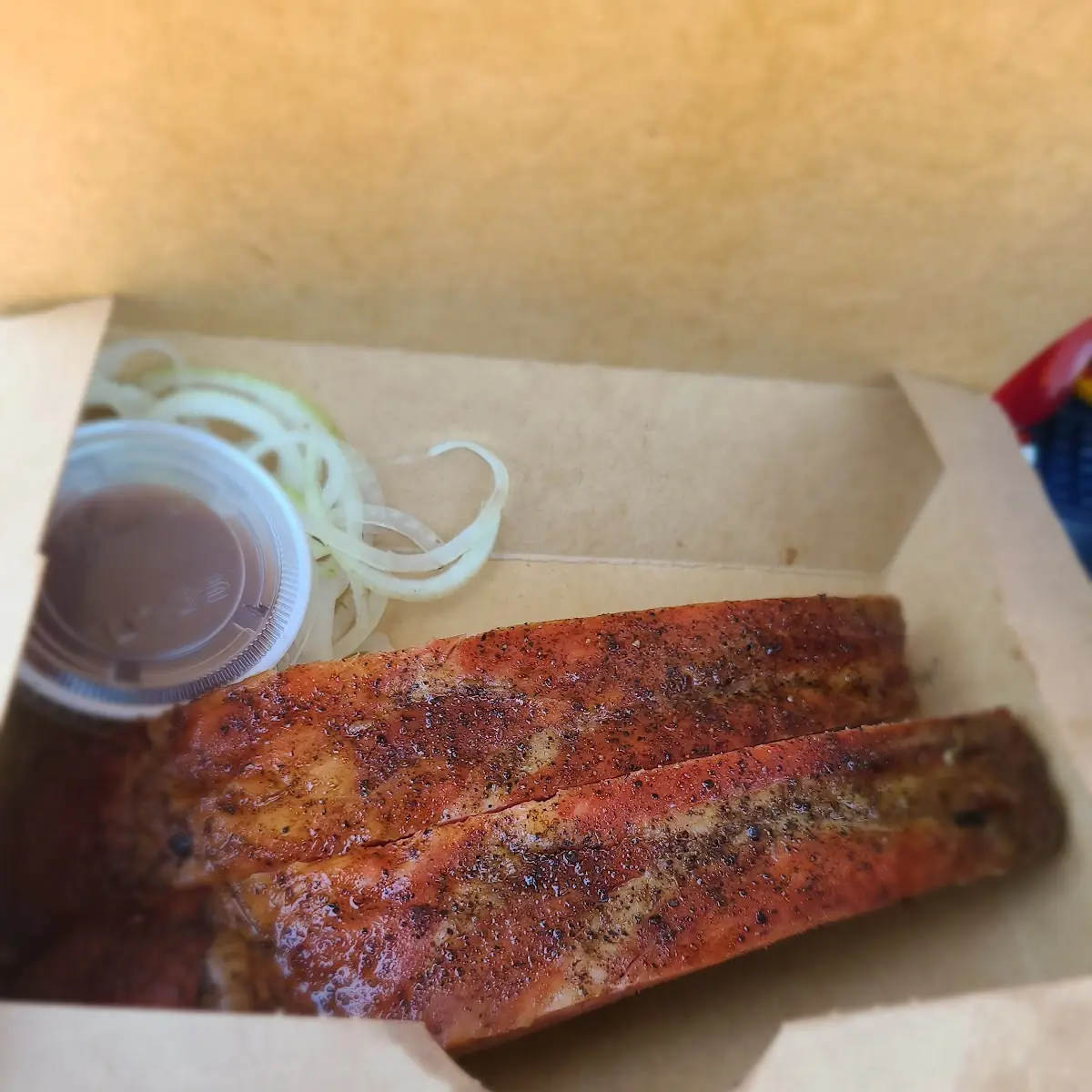 Pork Spare Ribs Spicy Dry Rub Onion