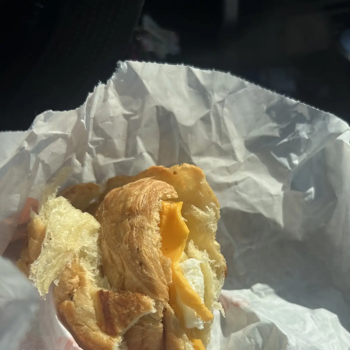 Egg & Cheese Croissant Sandwich