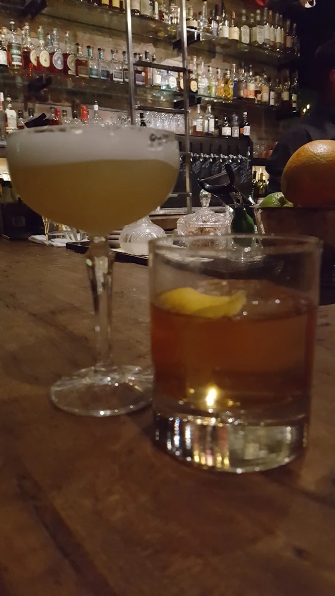 Pisco Sour and Old Fashioned