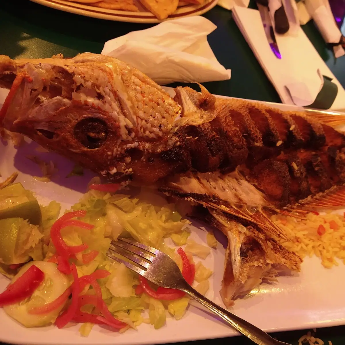 Pargo Frito Fried Red Snapper