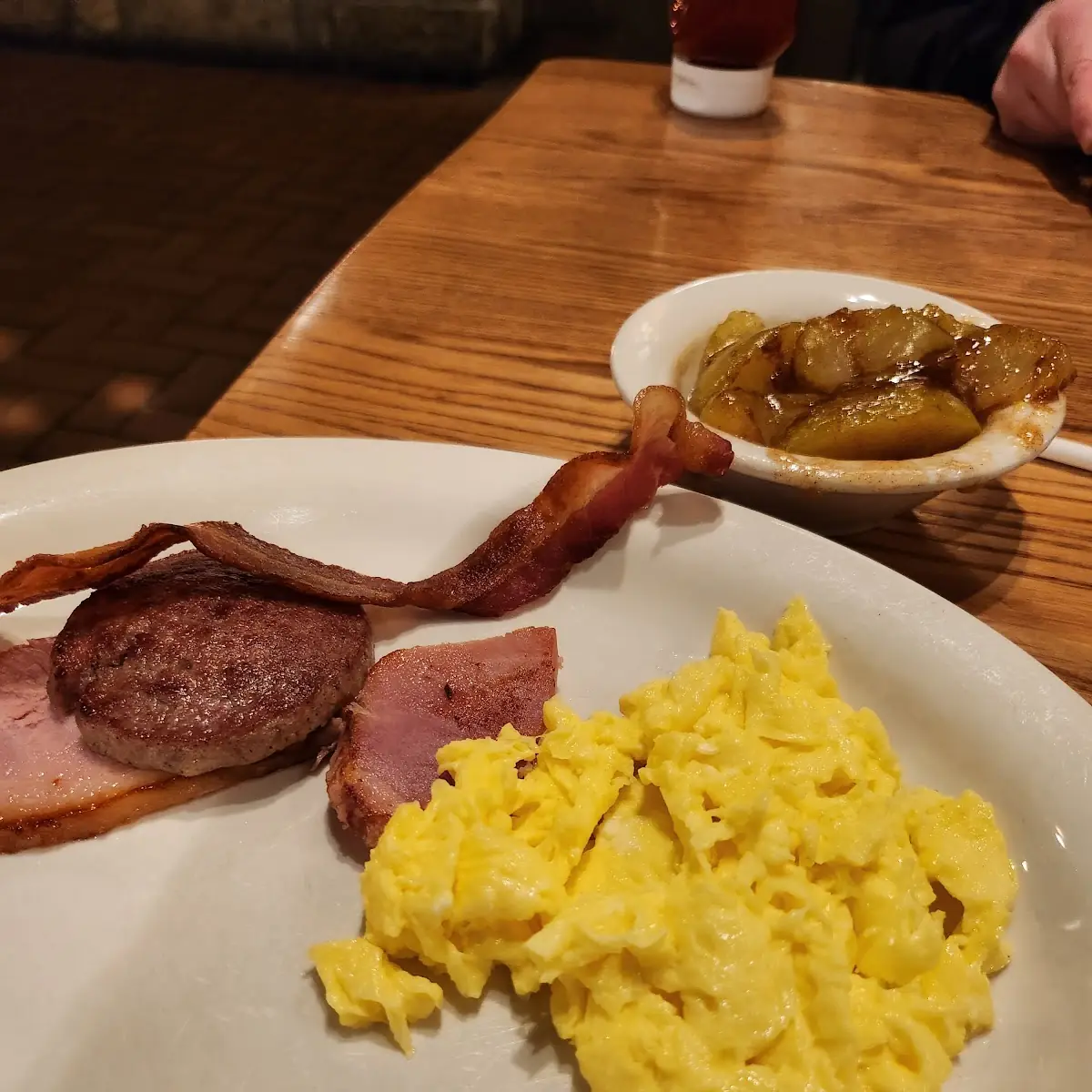 Over Easy Eggs with Bacon and Hash Brown Casserole