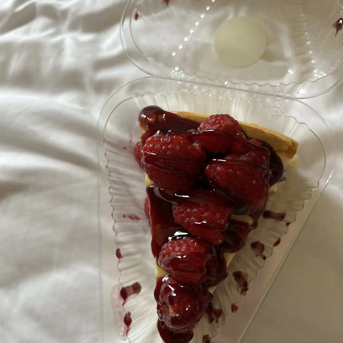 Raspberry Cheesecake with a Lemon Crust