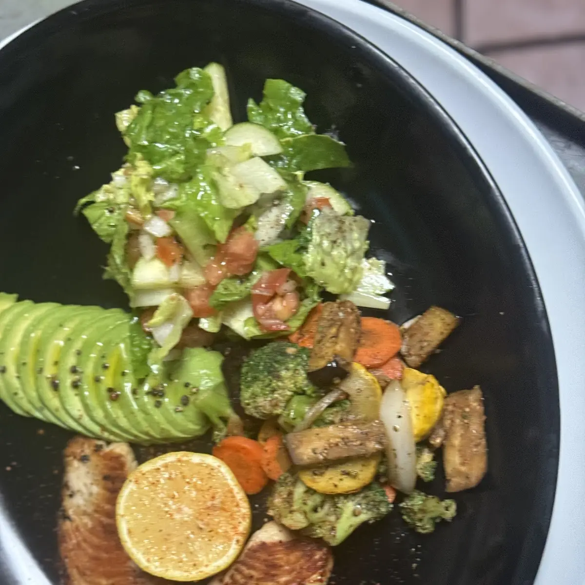 Grill Fish with Grilled Vegetables