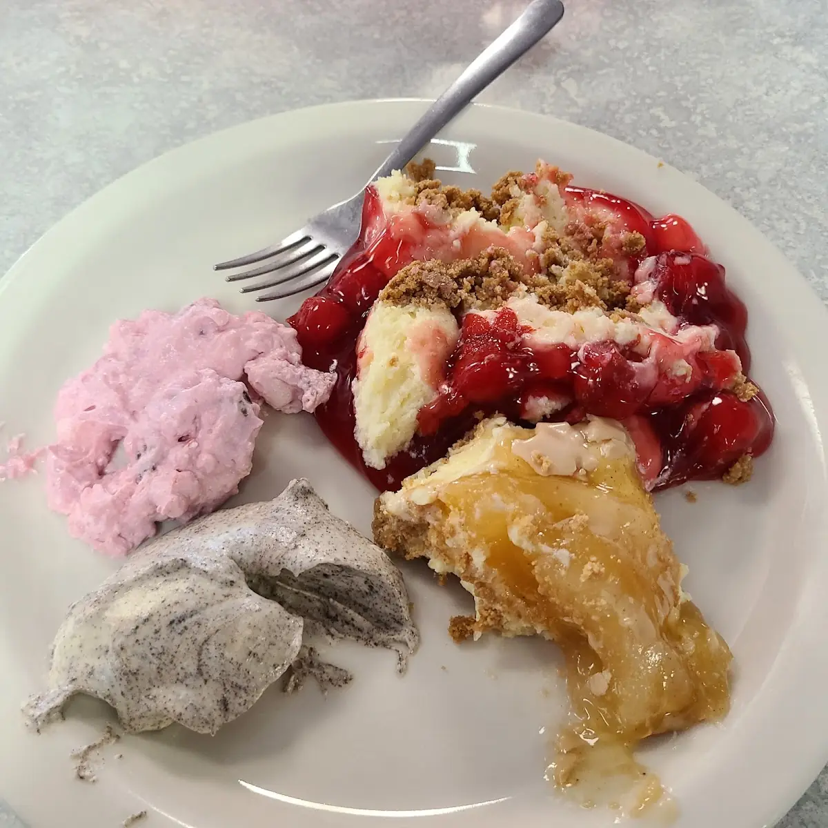 Desserts on Salad Bar
