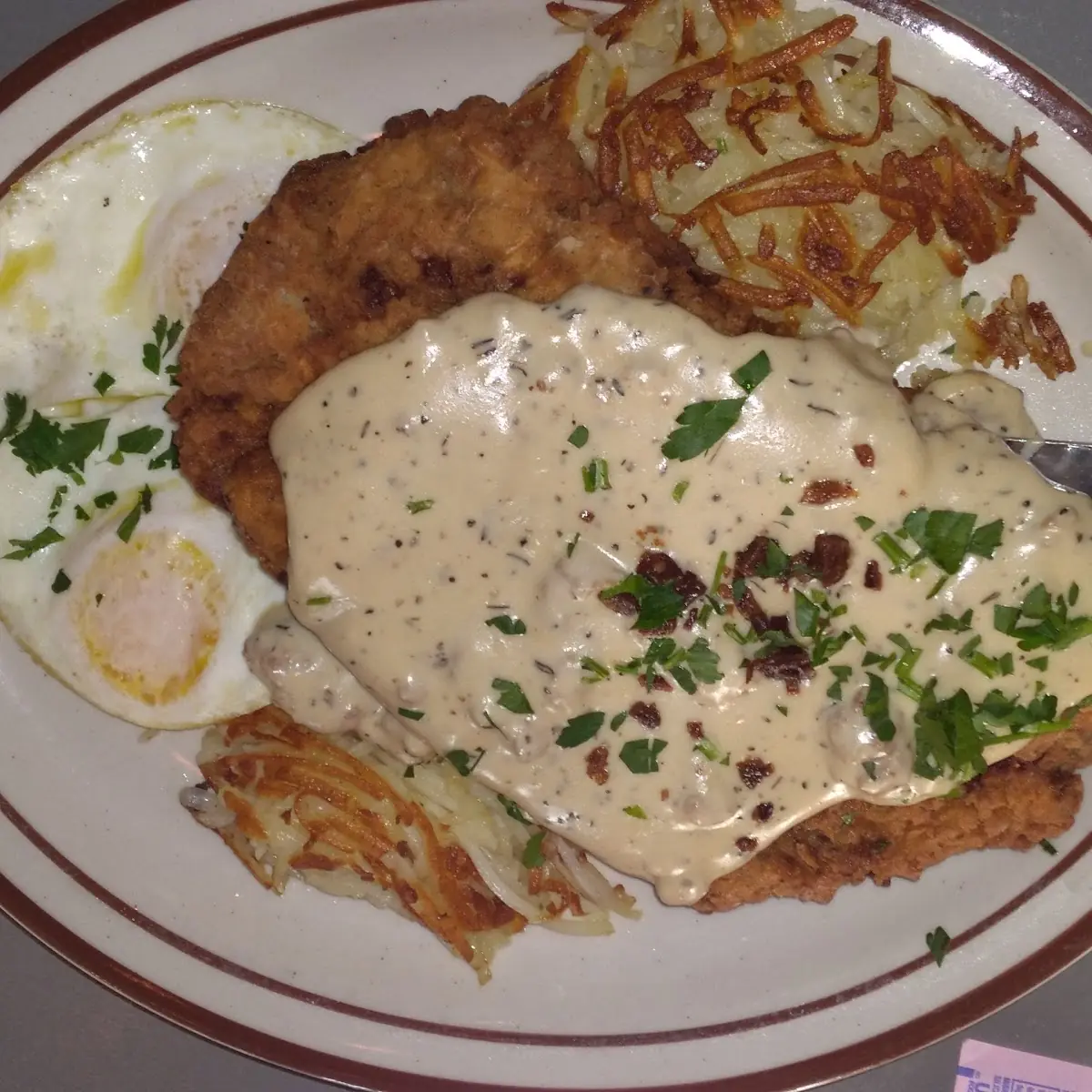 Chicken Fried Steak & Eggs
