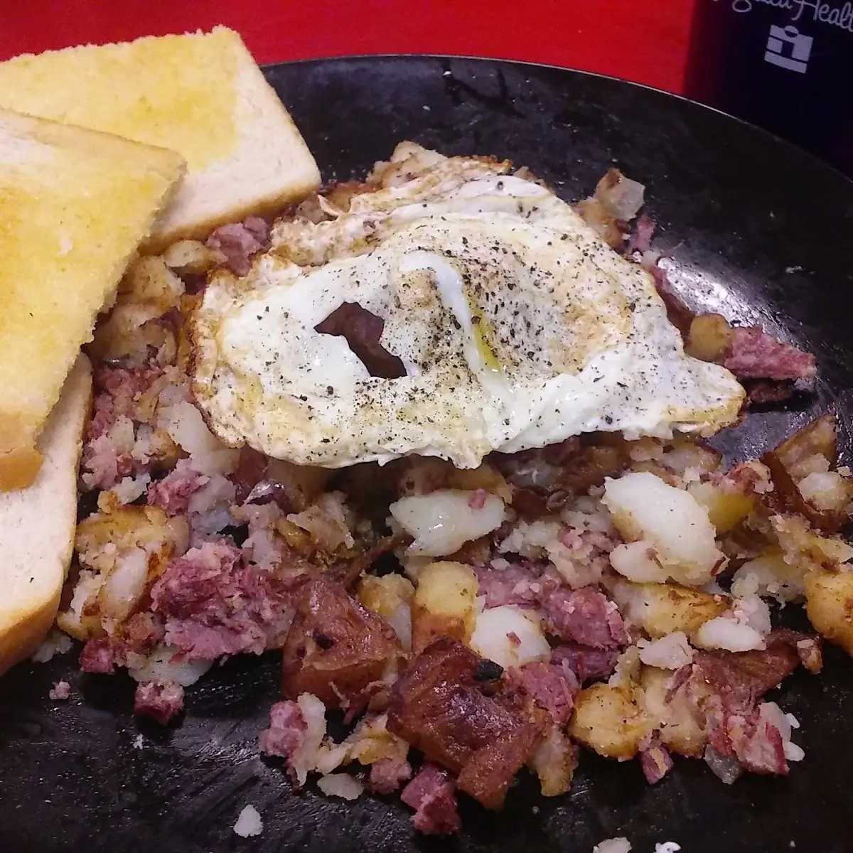 Corned Beef Hash and Eggs