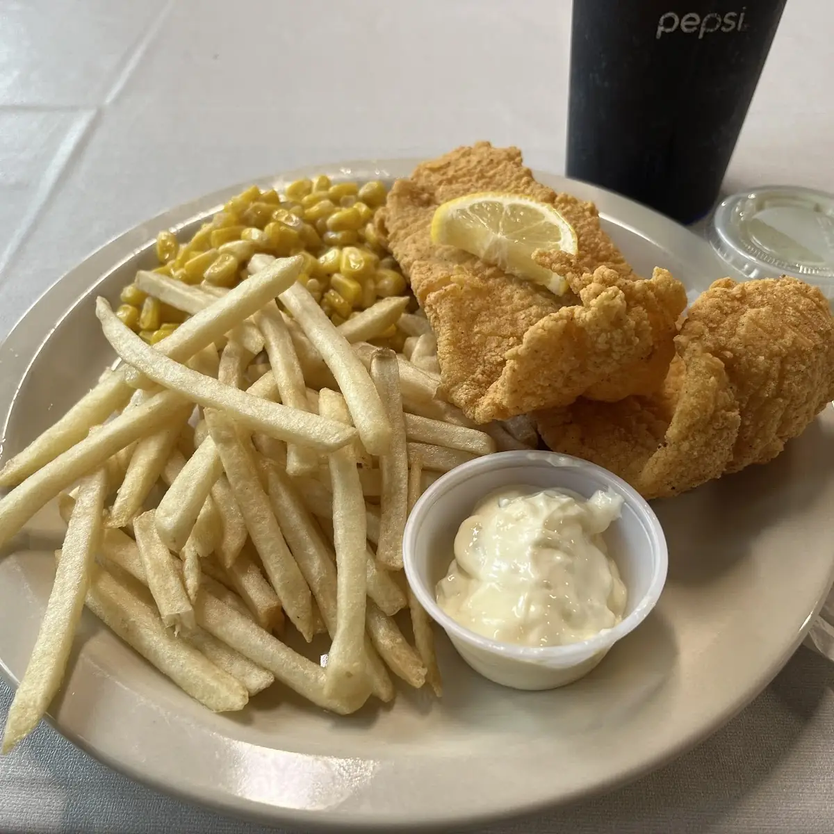 Mashed Potatoes Macaroni & Cheese Chicken Fingers with French Fries