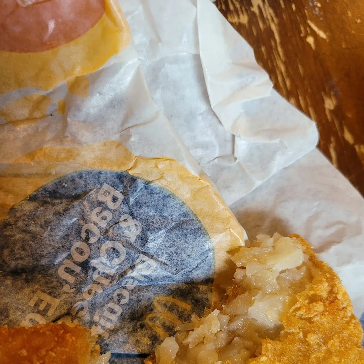 Brown Hash Brown Didn't Taste or Look Fresh