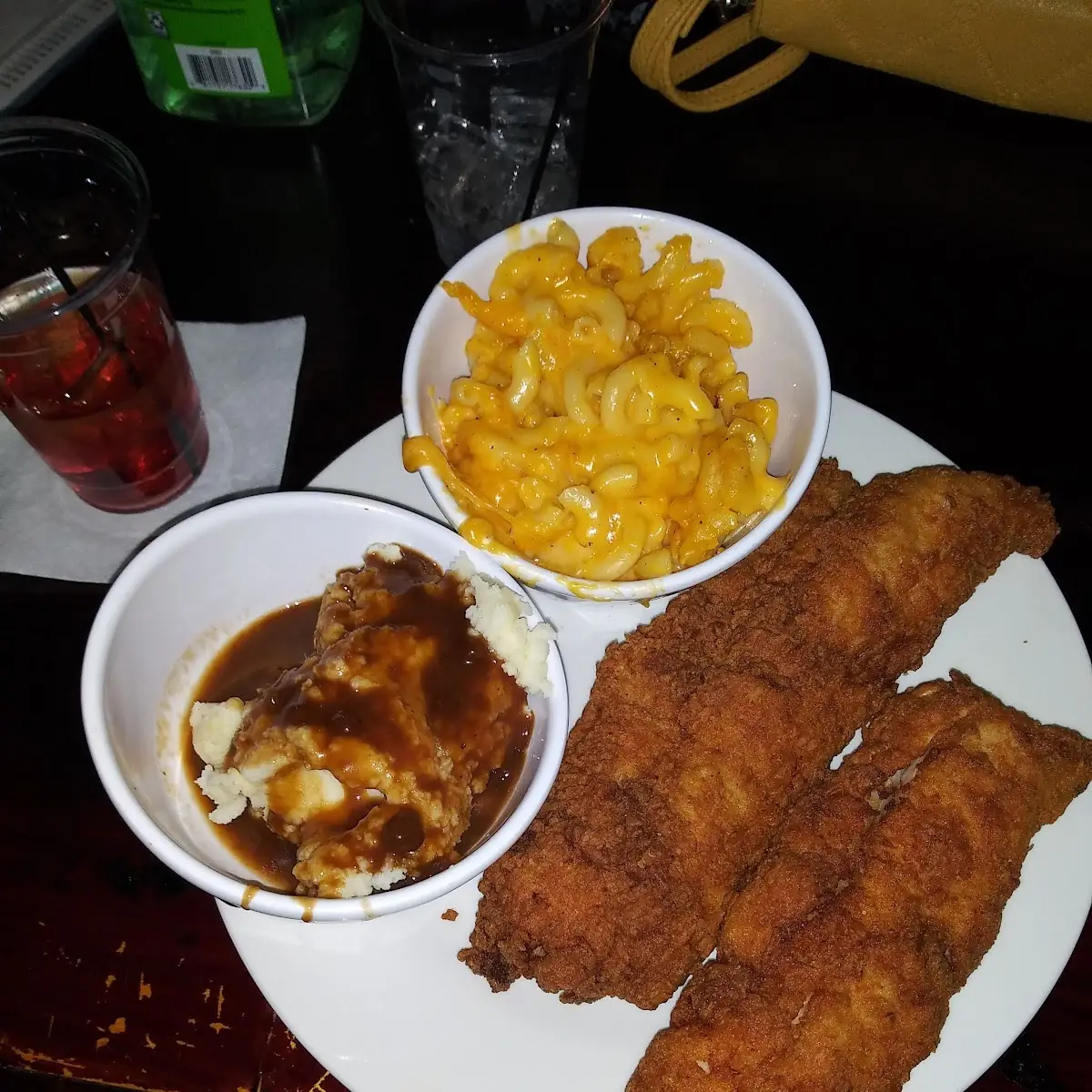 Fish Gravy & Rice and Mac & Cheese